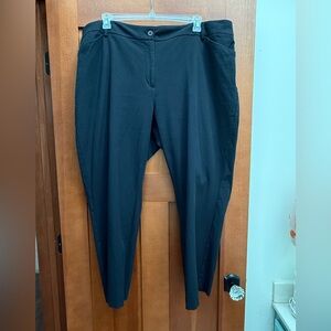 Talbots Elegant Black Curvy Pants OfficeCore